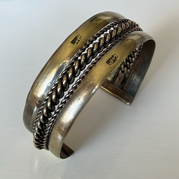 Vintage Jewelry - Vintage Egyptian Bedouin Cuff Bracelet